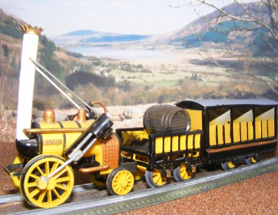 Wagon Voyageur Tri-ang HO N°621 – Train Stephenson's Rocket, RARE